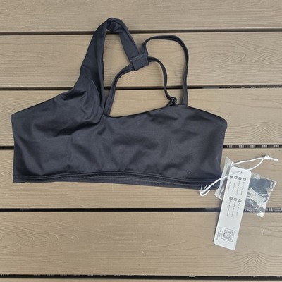 JOLYN Women's  Solid Black Surftech ''Bobbie'' Workout Top Size S NEW