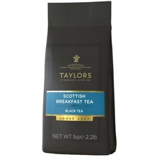 Taylors of Harrogate Scottish Breakfast Loose Leaf Tea 1kg Black Brew Large