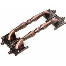 2 Pcs, 9.25 inch Upgraded Red Bronze Barn Door Handles, Heavy Duty Gate Handl...