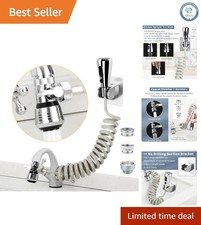 Durable Brass Kitchen Sink Sprayer Attachment w/ 3-Way Diverter Valve 79" Hose