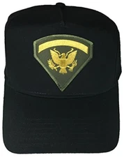 U.S. ARMY SPC-5 E-5 SPECIALIST HAT - BLACK - Veteran Owned Business