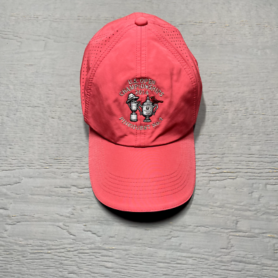 Nike Hat Unisex Pink Pinehurst US Open Championship Golf Vented Adjustable  EUC