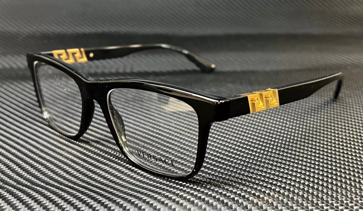 Versace glasses mens black and cheap gold