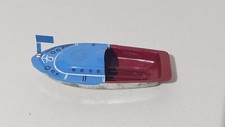 Vintage Pop Pop Tin Boat Blennerhasset Mill Blue Red #B3