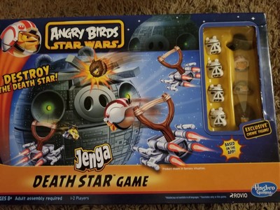 hasbro angry birds star wars jenga death star game