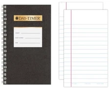 Day-Timer Solutions Set Accessory Pack, 1 Wirebound + 2 Pads Compact Size, 3"x5"