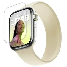 FULL COVER Screen Protector Film Guard Saver For Apple Watch Series 8 Aluminum