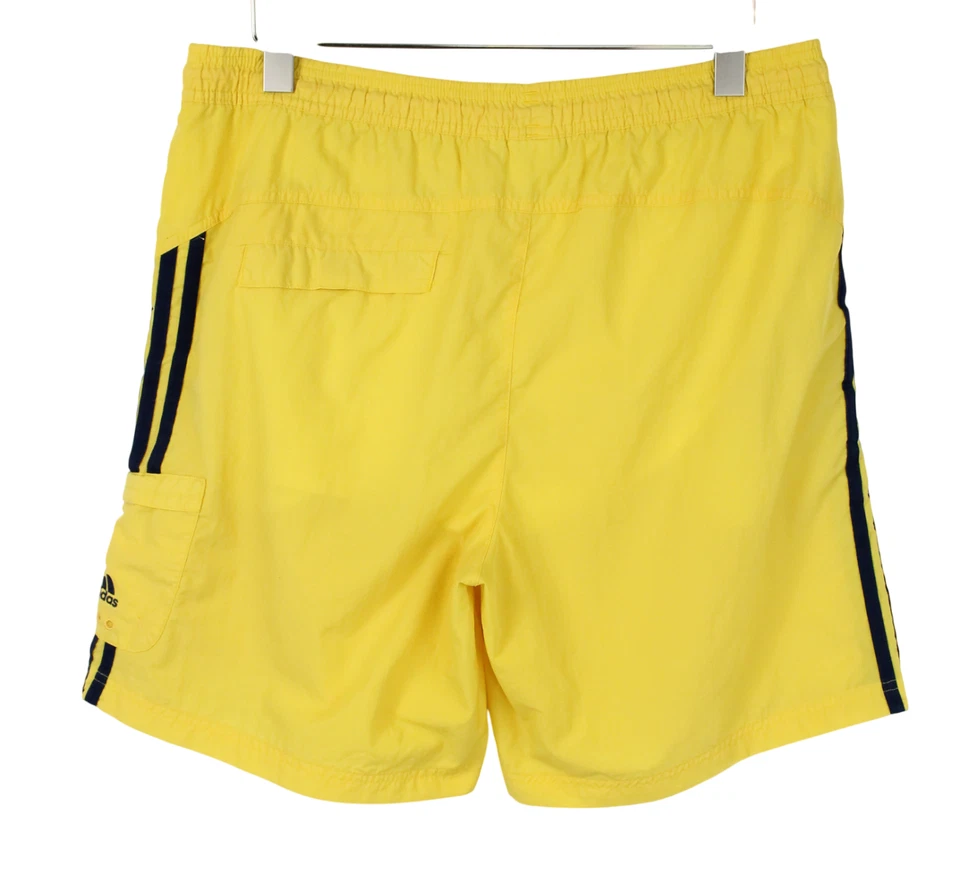 Adidas Pantalones Cortos Hombre Grande Deporte Malla Forro Cintura Elástica Snap - Imagen 2 de 4