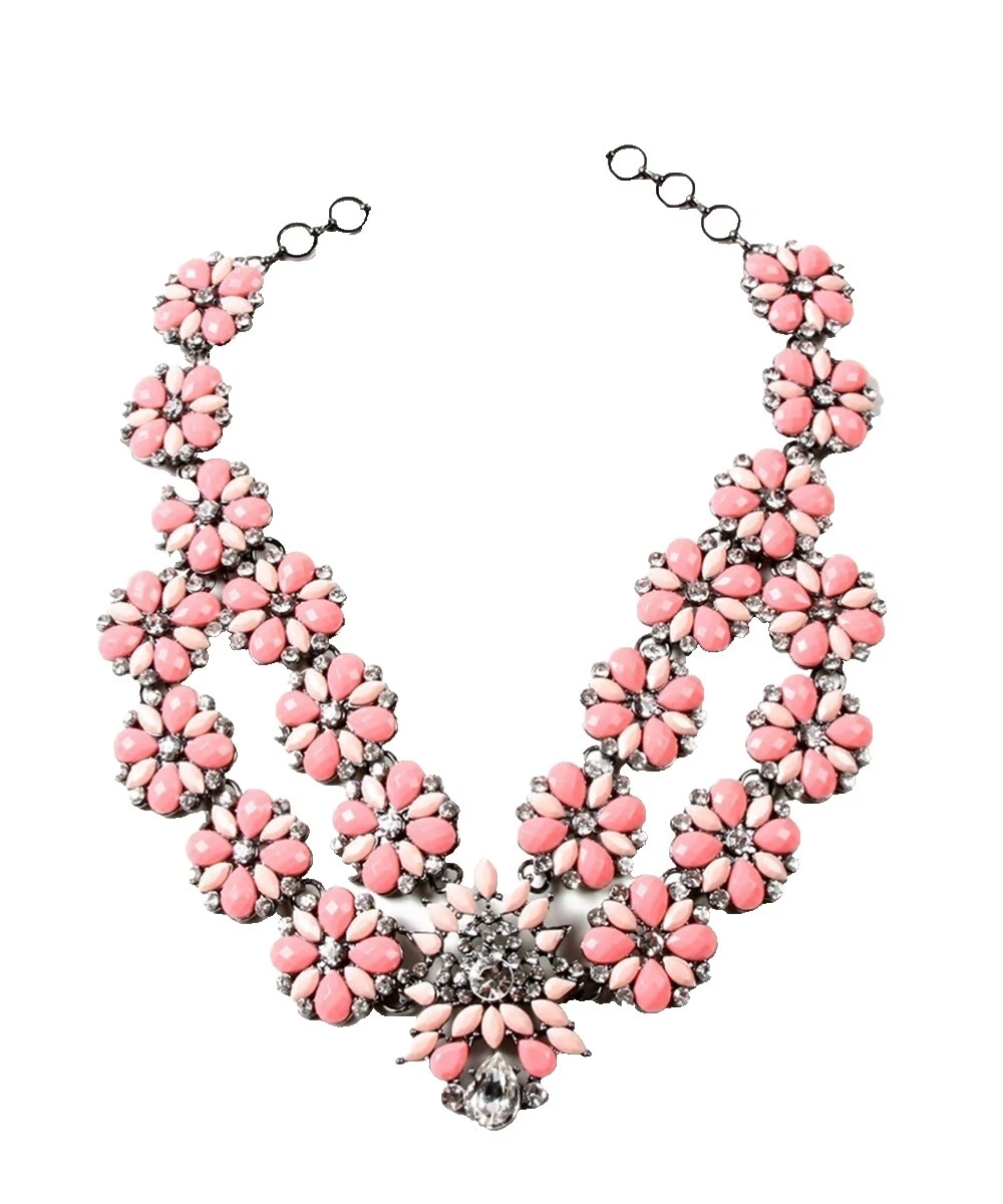 Latón Babero de Cristal Moda Collares y Colgantes