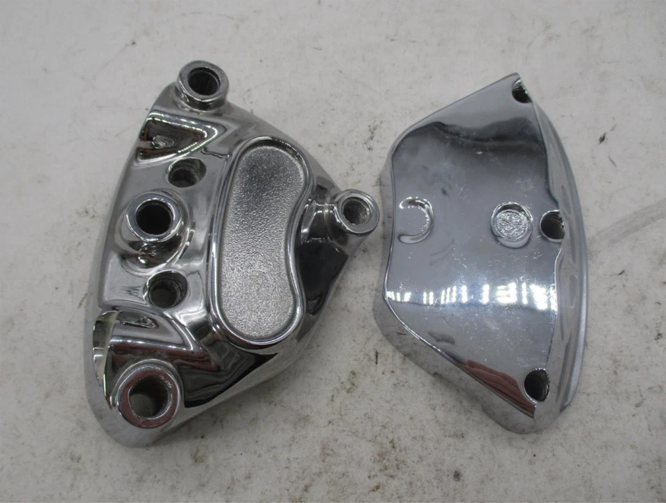 Harley Davidson Touring Dyna FXD Softail FXST Chrome Right Front Brake Caliper - Image 2 of 4