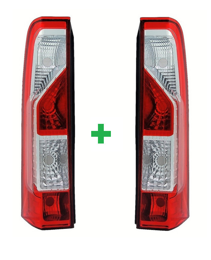 Feu stop arriere antibrouillard pour Nissan NV400 : Pack de 2 lampes anti fissure et humidite