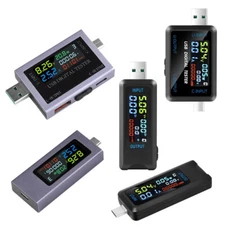 USB/Type-C Multimeter Voltage Current Capacity Meter Voltmeter Digital Tester