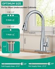 Mbillion Kitchen Faucet with Pull Down Sprayer Polished Chrome 1-3 Hole Put Out — photo 2