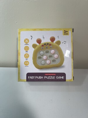 Fast Push Bubble Toy Interesting Cartoon Game with Light-up Feature for Early
