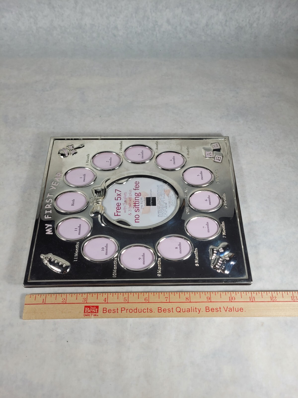 My First Year Newborn to 12 Months JCPenny Portraits Baby Silver