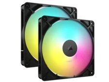 CORSAIR RS140 ARGB PWM 140mm Fans Dual Pack - Simplified Control - Daisy-Chain 4