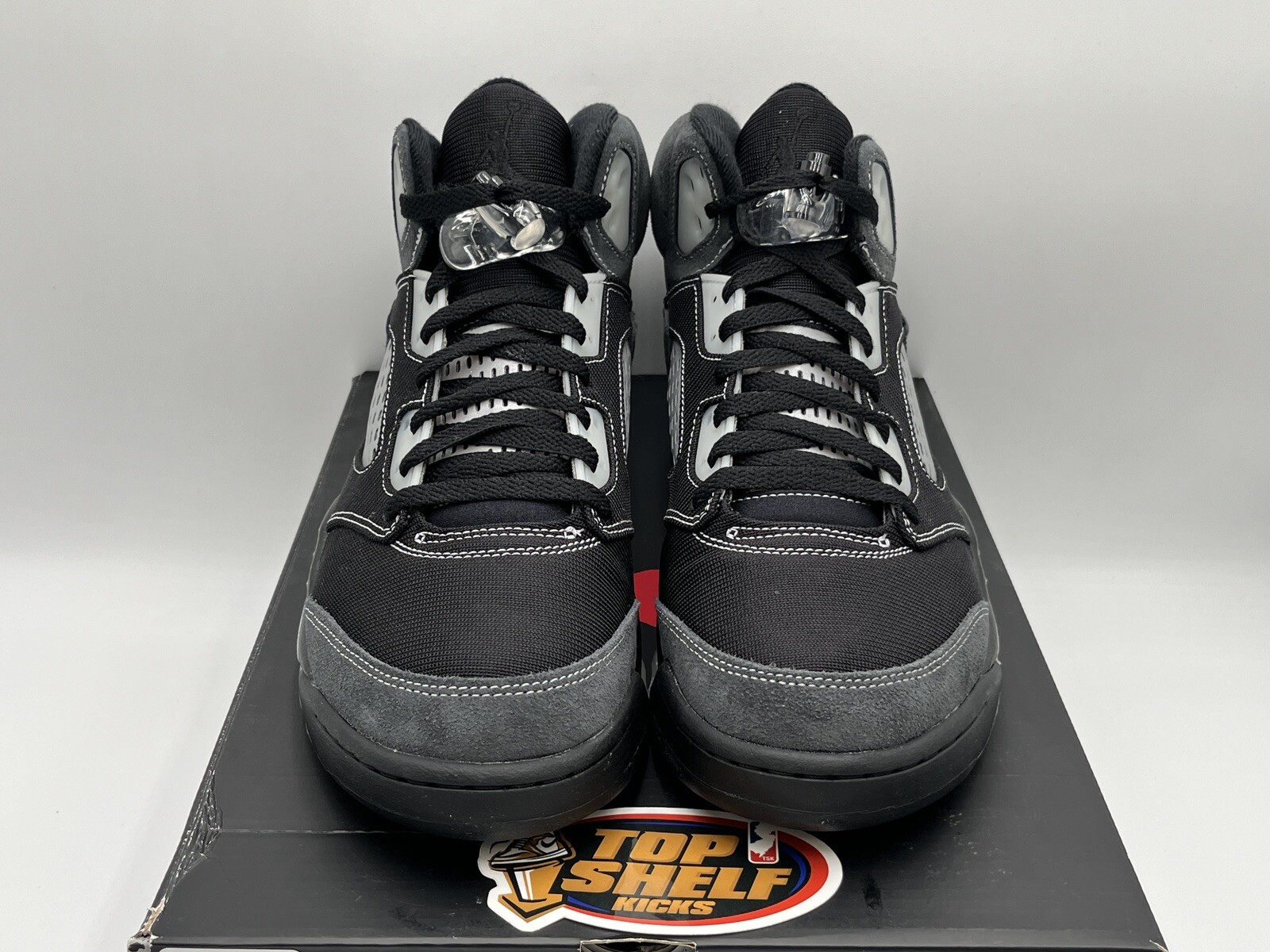 New Air Jordan 5 Anthracite 2021 Size 11 Rare Retro Authentic Black