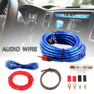 Kabelset Anschluß Endstufe Verstärker AMP Subwoofer Auto Audio Kabel Wire