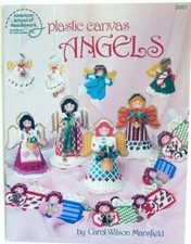 Plastic Canvas Angels - Patterns for Angel Ornaments and Tree Topper - 1980s