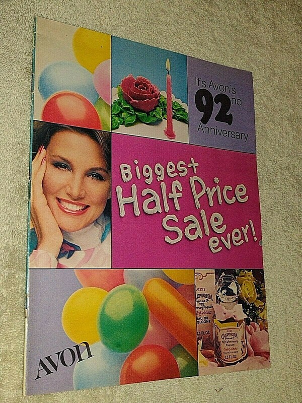 1978 Avon Women's Cosmetics & Beauty Catalog - "Biggest Half Price Sale ever!" 