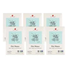 Diet Master Herb Tea by Health King (6 Boxes of 20 Teabags Each)