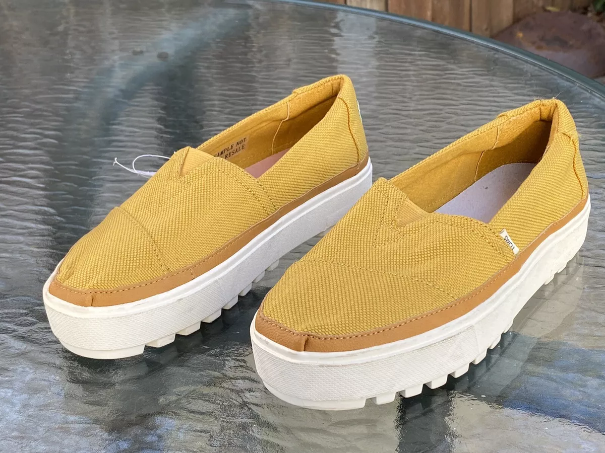 Toms mustard shoes sale