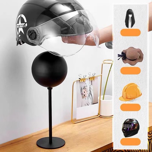 Motorcycle Bicycle Helmet Rack,Wall Mount Motorbike Holder Hat Display Stand180° - Picture 14 of 20