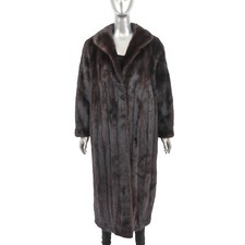 Dark Brown Mink Coat- Size Xxxl
