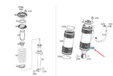 MERCEDES-BENZ SL R231 Federbein hinten links A2313209513 NEU ORIGINAL