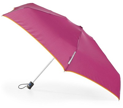 Totes Light N'Go Trekker Umbrella Manual / Build-In Flashlight Pink/Orange - 39''