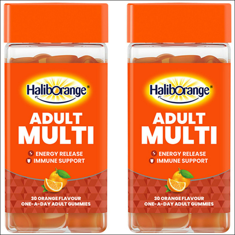 Haliborange Adult Multi 30 Orange Flavour Gummies - Image 4