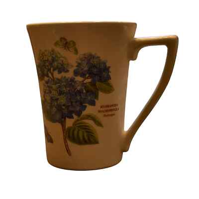 Portmeirion Botanic Garden Hydrangea Macrophylla Come  Interior Cup Bottom 4.25''