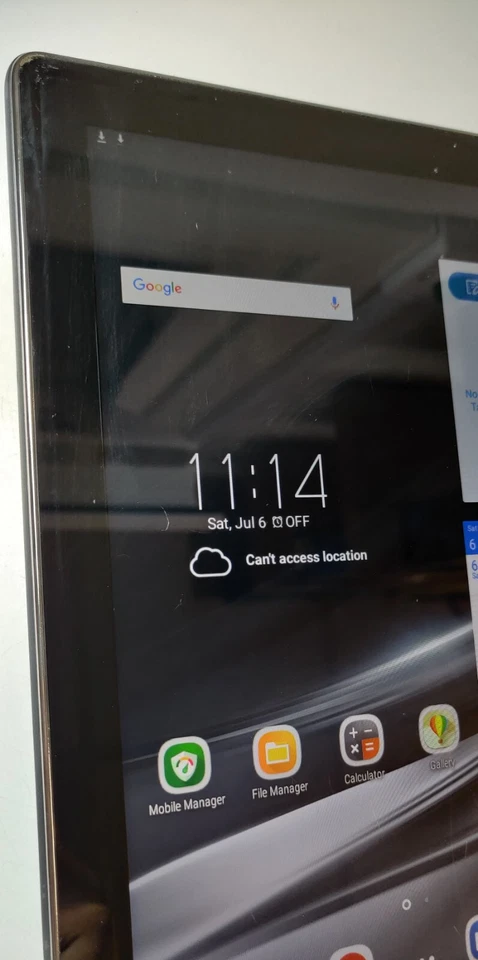 Asus ZenPad 10 P028 16GB Android Version 7.0 Grey WiFi #903A  - Image 2 of 4