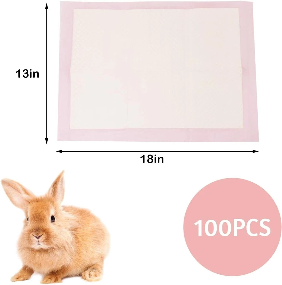 100 Pet Pads for Dogs Ultra-Absorbent Puppy Training Underpad Scented Pink Small - Image 4 of 4