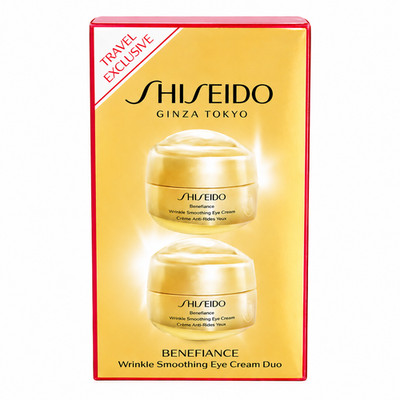 Shiseido Benefiance Wrinkle Smoothing Eye Cream Duo Travel Exclusive 2-Piece Set