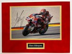 Marc Marquez #93 Ducati Lenovo MotoGP Rider Signed Mounted Display Dealer Cert