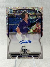 Juan Brito - 2023 Bomwan Chrome Speckle Auto /299 1st Bowman