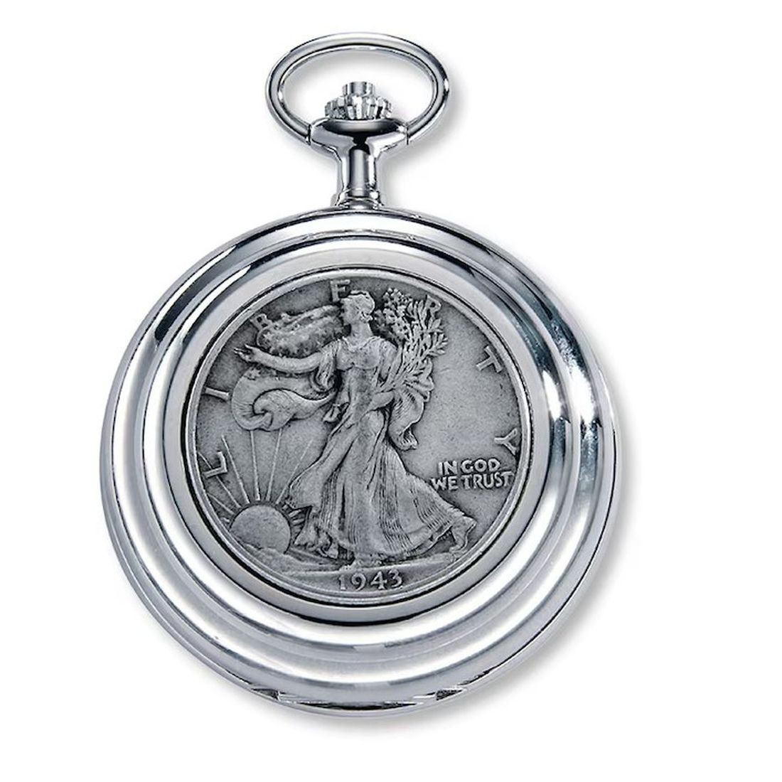 Мужские карманные часы James Michael с дизайном полдоллара PDA011004 14390₽