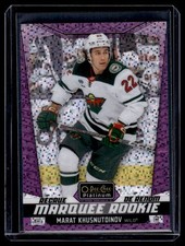 2024-25 O-Pee-Chee Platinum Marquee Rookie  Violet Pixels Marat Khusnutdinov