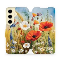 HandyhüLle Mit Klappe FüR Galaxy S24 Mobiwear Case Cover Etui HüLle Wiesenblumen