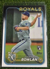 2024 Topps Jonathan Bowlan #399 RC Royals