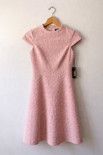 Vince Camuto Blush Textured Fit & Flare Dress Size 2 NWT $158 Retail