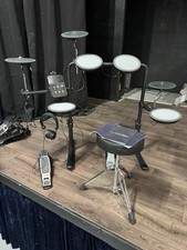 Gear4music Visiondrum+ Electric Electronic Digital Drum Kit Set W/accessories