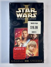 Star Wars Episode 1: The Phantom Menace (VHS, 2000) New and Factory Sealed