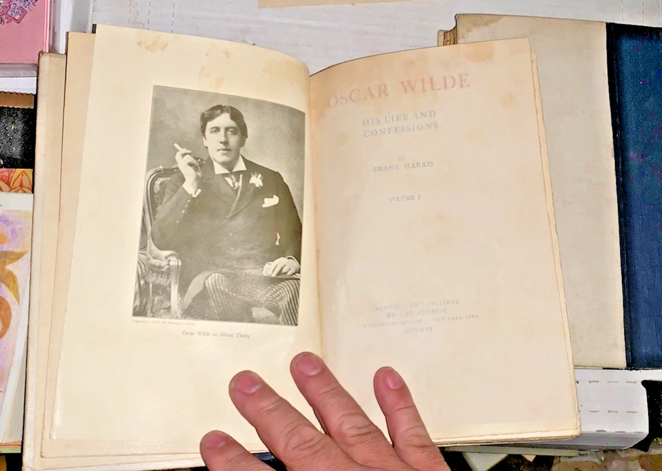 Oscar Wilde, His Life & Confessions, Signed Frank Harris 1916 - Image 4 of 4