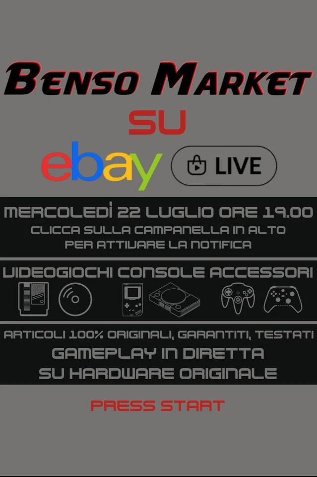 GIOCHIAMO INSIEME! Gameplay e acquisti retrogaming in live con Benso Market