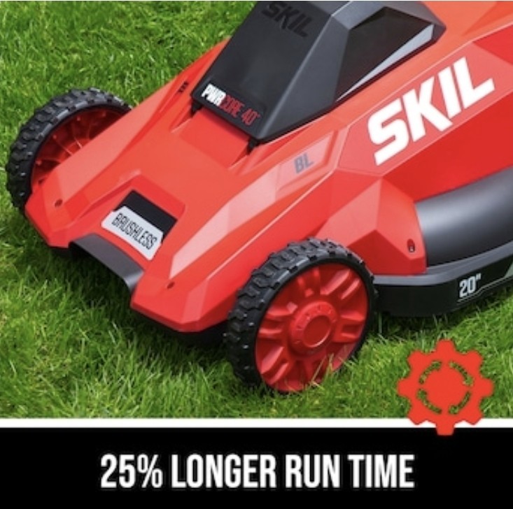 Walk In Boxes Skil PWRCORE 40v 20-in Cordless Walk Behind Lawn Mower | eBay