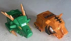 1987 Hasbro Battle Beasts Chariots-Deer Stalker & Tearin Tiger