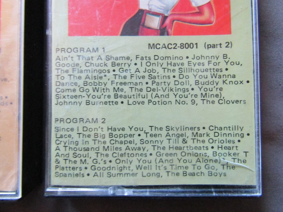 American Graffiti Soundrack Cassette Tape Set of 2 - Image 3 of 4