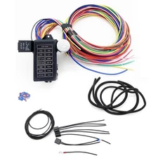14 Circuit Wiring Harness Extra Long Wires 14 Fuse 12V Compatible with Mopar ...